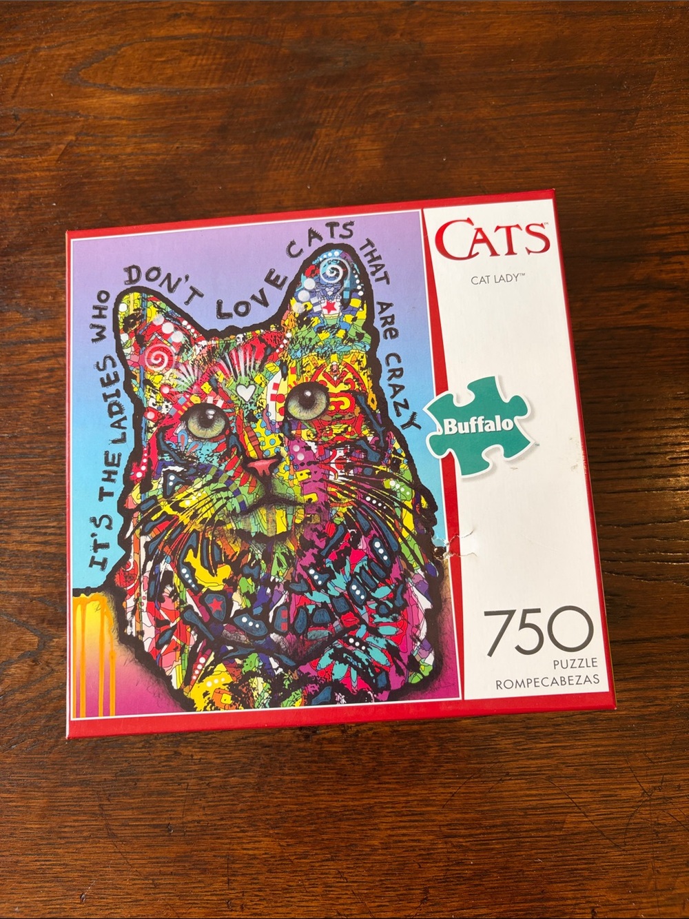 750 piece jigsaw puzzle Cat Lady